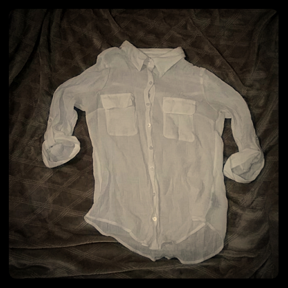 Sheere White blouse